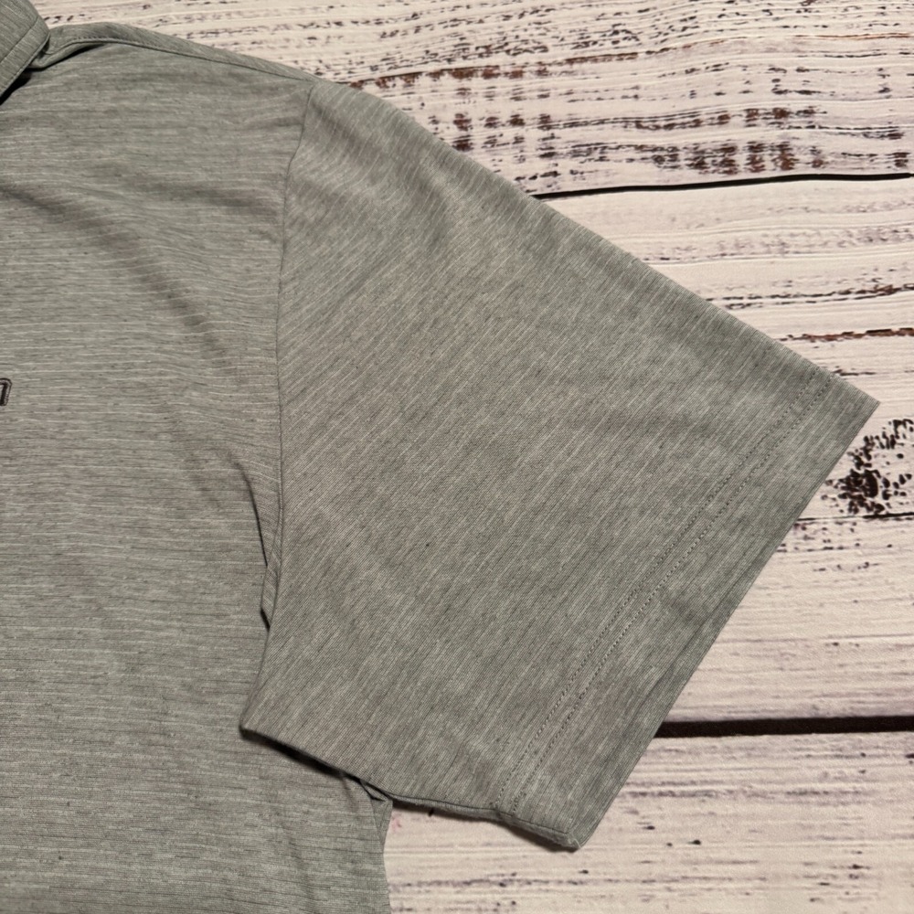 Travis Matthew Polo Grey Stretch Short Sleeve Golf Shirt Men's‎ Size 2XL - Picture 5 of 14